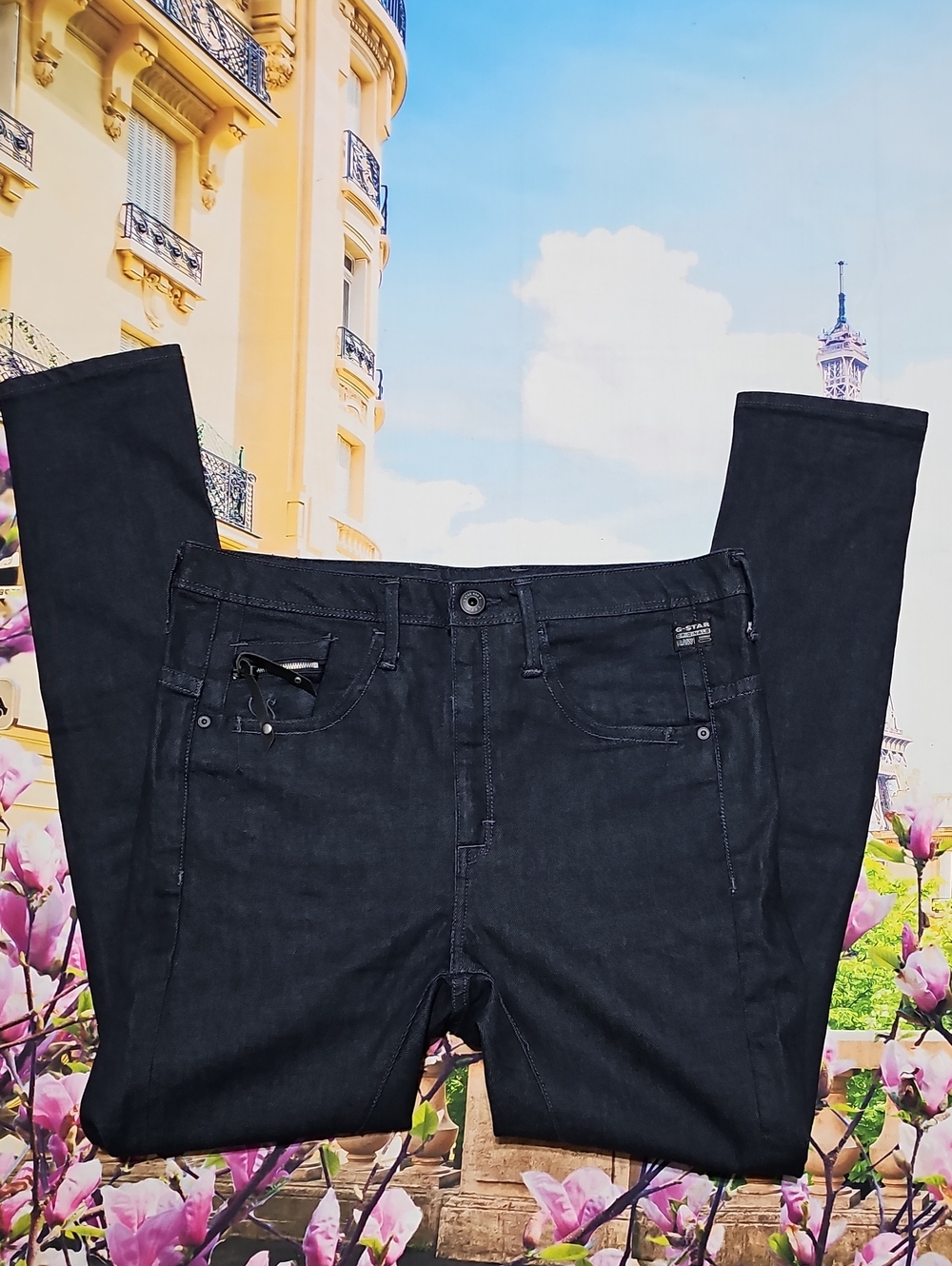 G-Star Skinny High Waist Navy Blue Jeans Size 26
